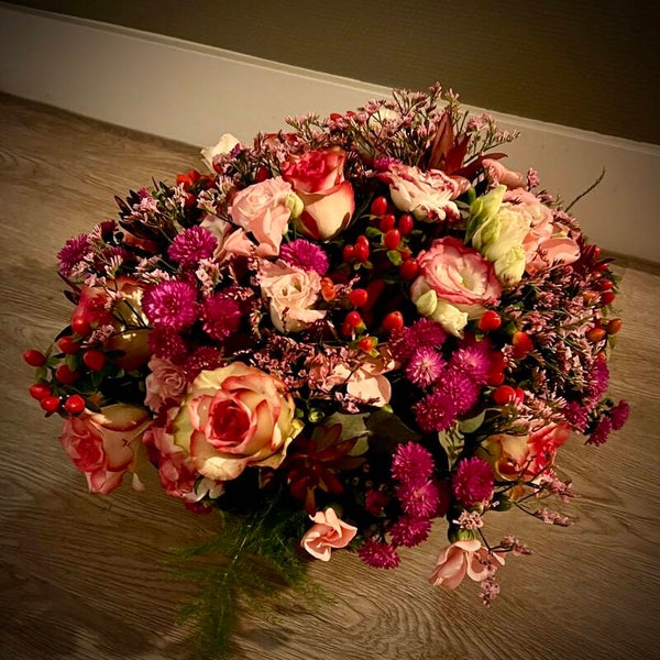 Boeket "Warm Red Velvet"