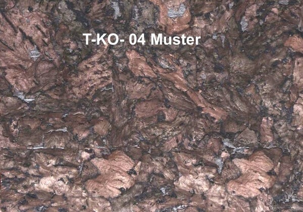 T-ko-04 Muster kork tapete schwarz braun