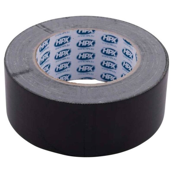 hpx repair tape zwart 48mm x 25 Mtr