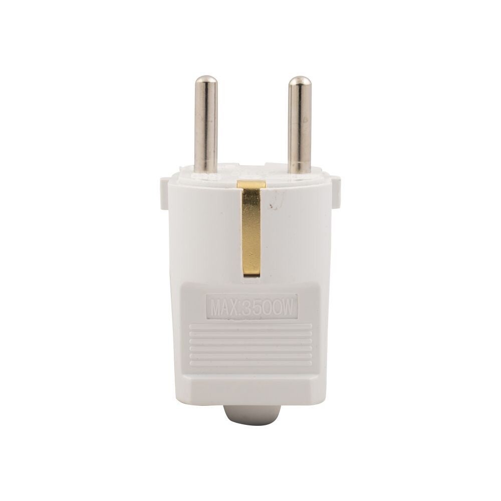 stekker wit met randaarde