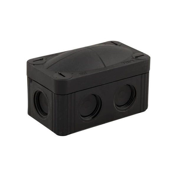 kabeldoos zwart combi 85x49x51