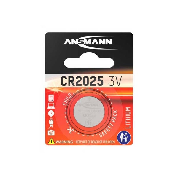 Ansmann lithium knoopcel cr2025.