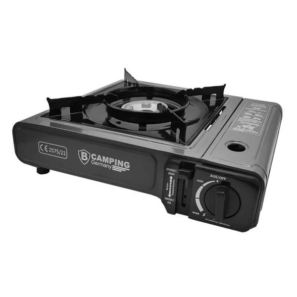 Camping kooktoestel draagkoffer zwart