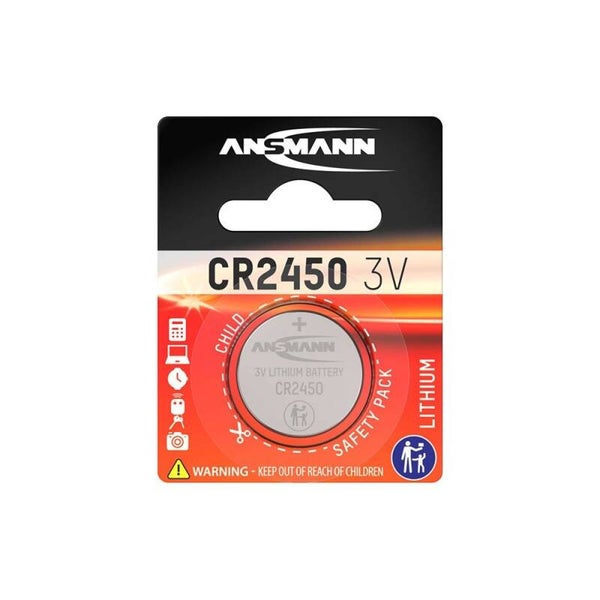 Ansmann lithium knoopcel cr2450.