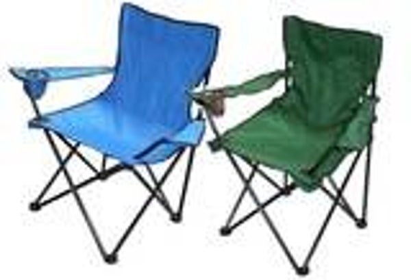 Campingstoel 50 x 50 x 80 cm mix kleur