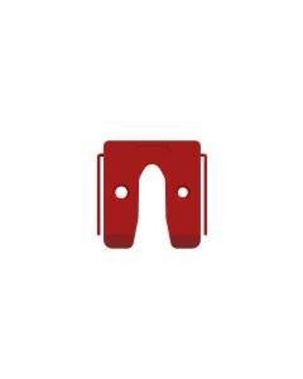 GB uitvulplaat met stelpootjes 5mm rood 26st