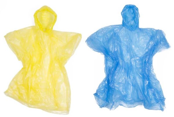 Poncho wegwerp mix per stuk