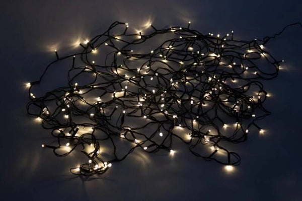 LED diamant lichtsnoer wit 200 LED 25 mtr IP44