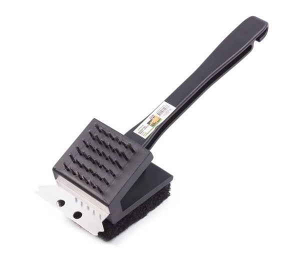 BBQ grill borstel met steel 3-in-1