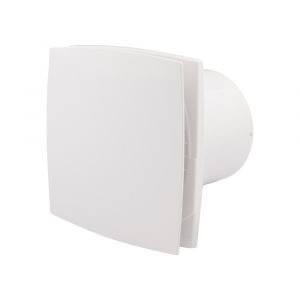 ventilator 100 mm silent met timer. vochtsensor - wit