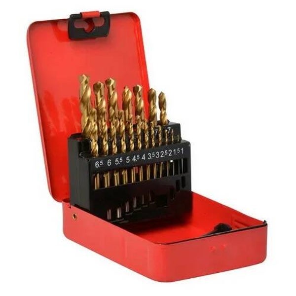 Borenset 19-delig 1 t/m 10mm + metalen box