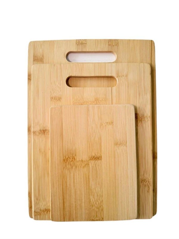 Snijplank set bamboe 3 dlg