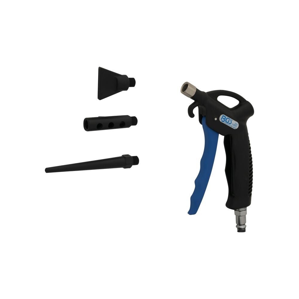 blaaspistool pro met 3 opzetstukken