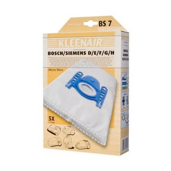 Kleenair SMS stofzuigerzak Bosch/Siemens BS-7 5 stuks+1filter