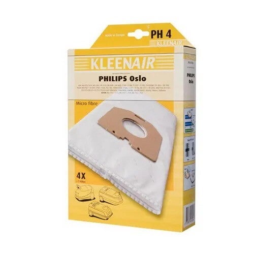 Kleenair SMS stofzuigerzak Philips Oslo PH-4 4 stuks+1filter