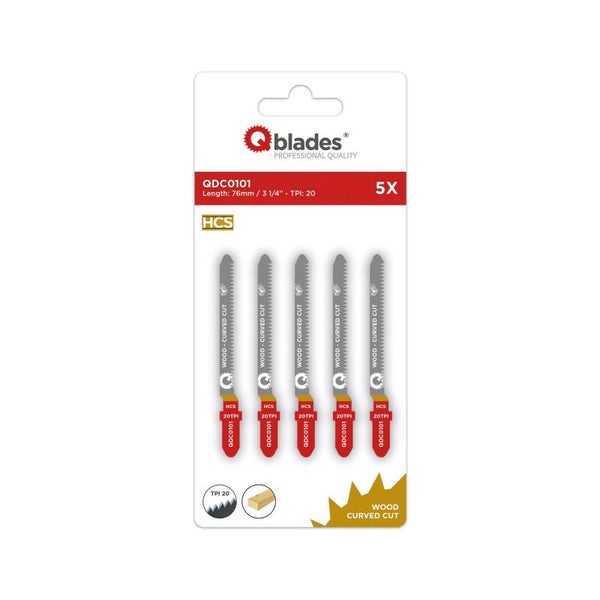 Qblades Decoupeerzaagblad HCS, 76mm