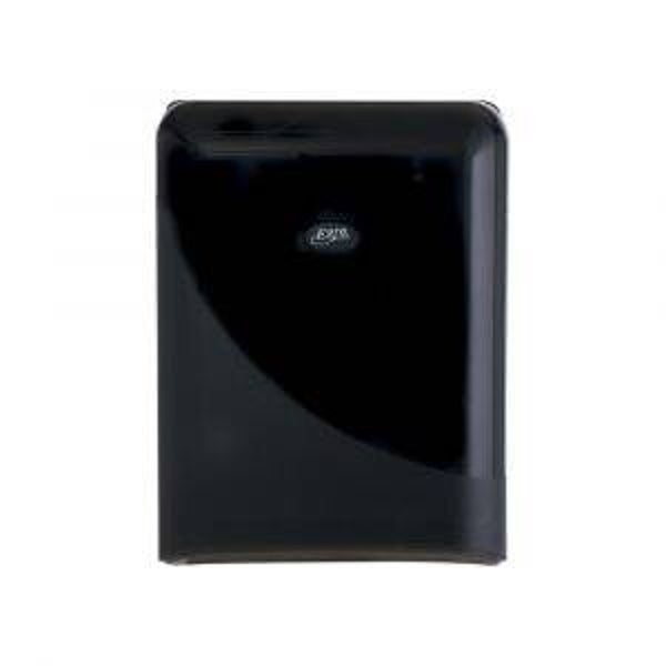 vouwhanddoek dispenser zwart