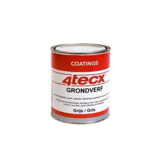 4tecx Grondverf zwart 0,75ltr