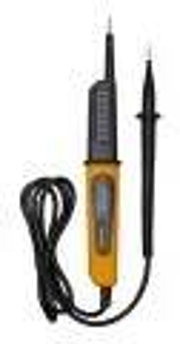 Spanningstester geel/zwart van kopp