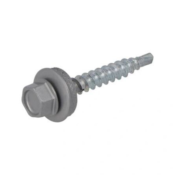 Profielplaatschroef 4.8 x 35 mm zeskantkop RAL9006 50st