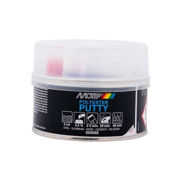 Motip polyester staal plamuur 250 gram