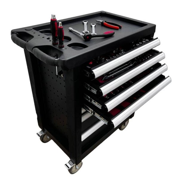 gereedschapswagen gevuld 154 dlg pro