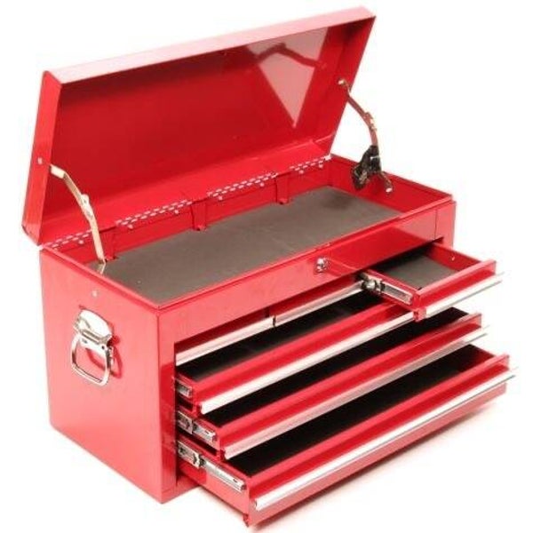 opzetkist 6 laden luxe, rood