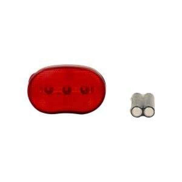 fietslamp 3 leds rood
