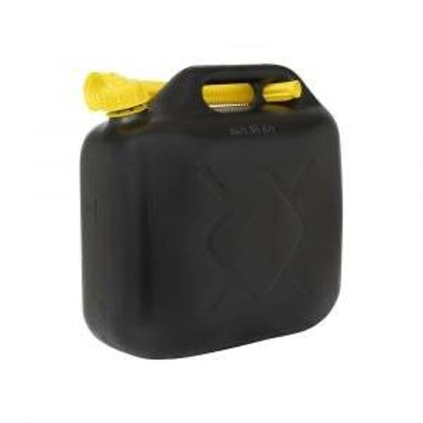 jerrycan, 10 liter, zwart