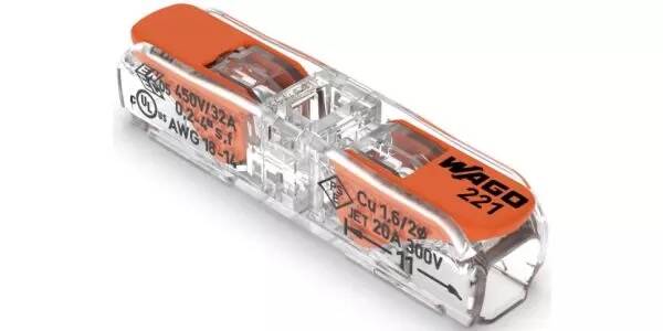 60 stuks WAGO doorvoer verbindingsklem