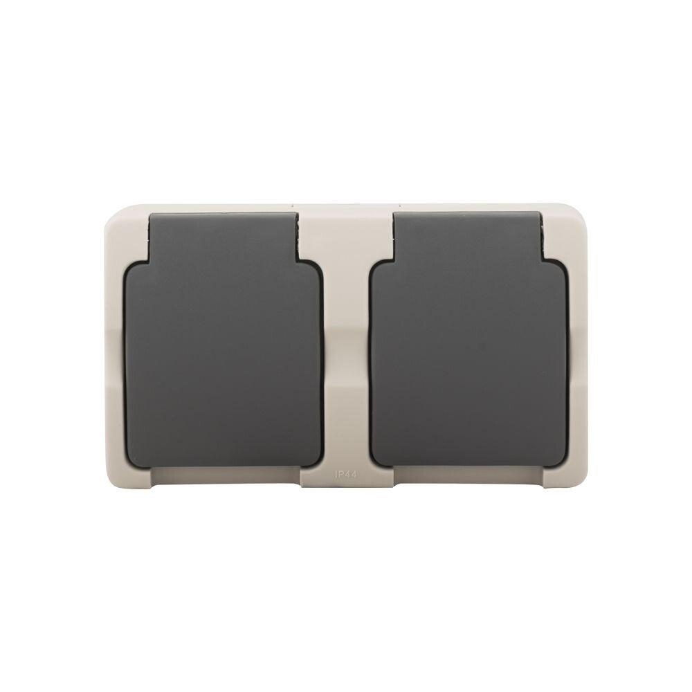 stopcontact 2 x waterdicht