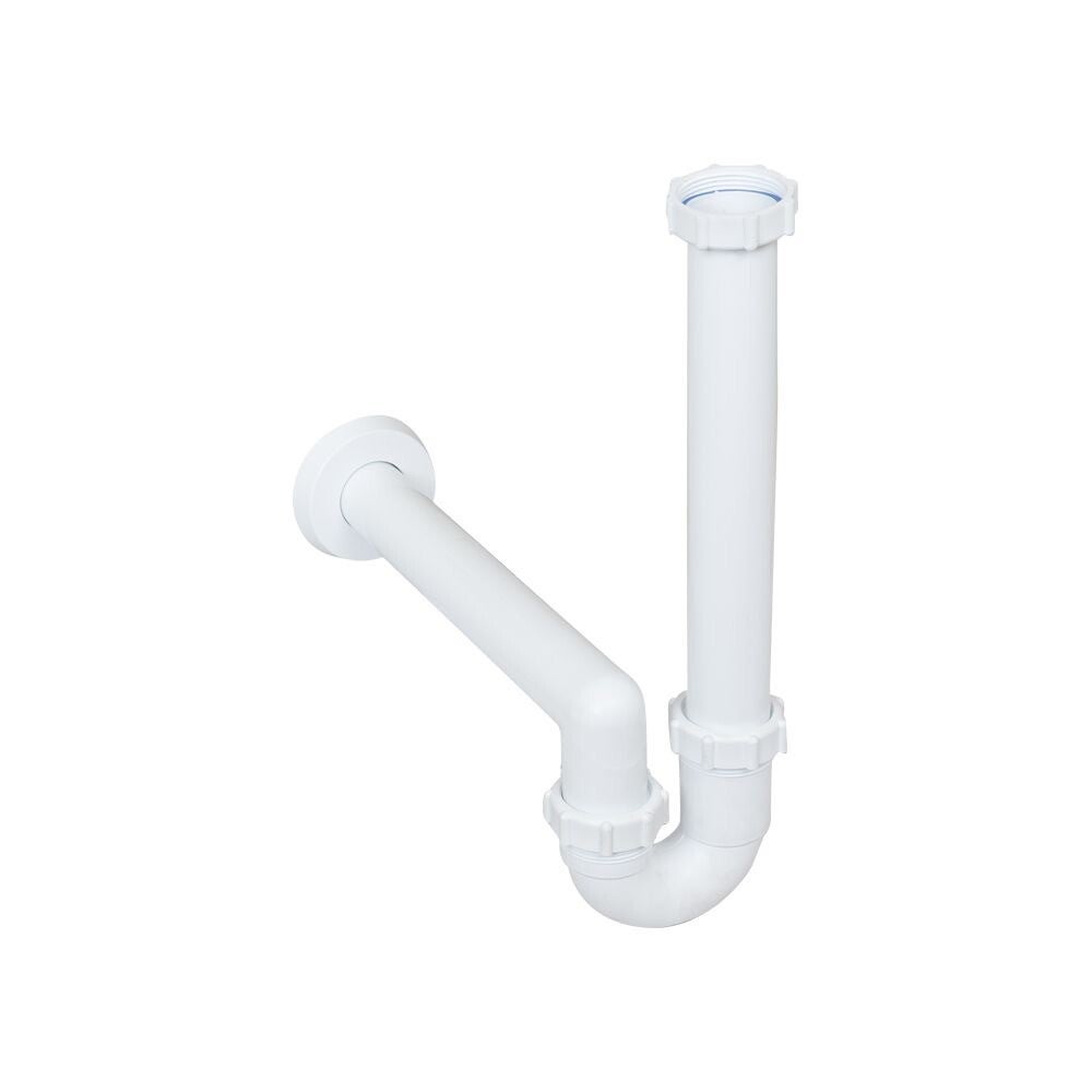 sifonset voor uitstortgootsteen wit