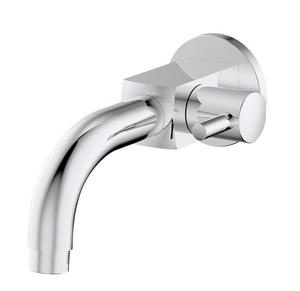 kraan muurmodel chrome