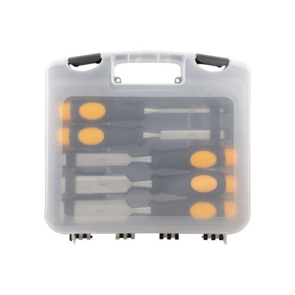 topgear beitelset (hout) 5 delig in koffer