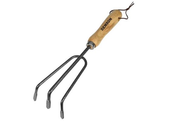 Tuinhark met houten handvat
