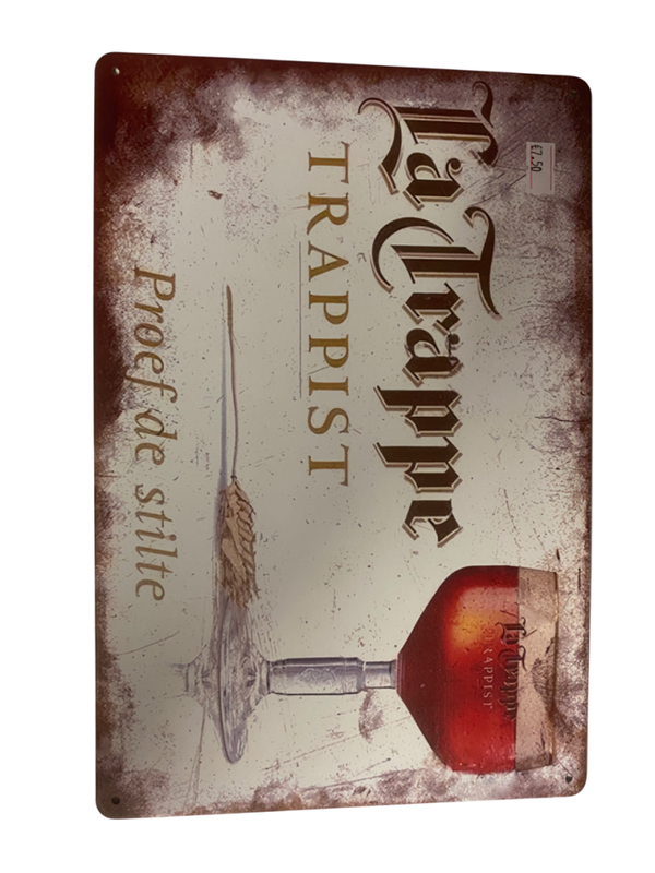 Metalenwandbord trappist