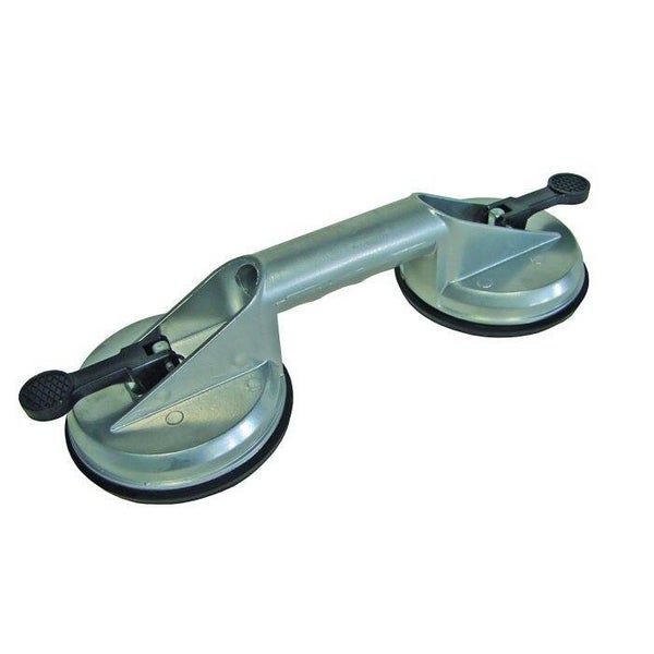 Super Prof glasdrager aluminium 2 zuigers circa 90 kilogram