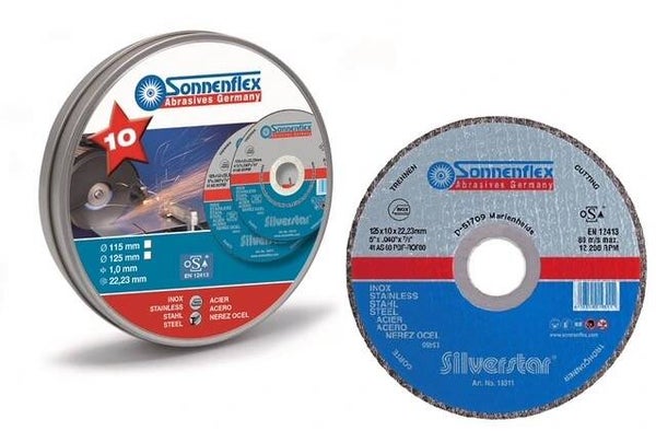 Sonnenflex Doorslijpschijf DUN, metaal 10 stuks