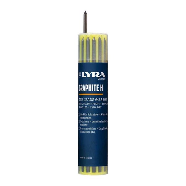 LYRA Dry Profi Markeerpotlood navulling 12 stuks, 2.8mm