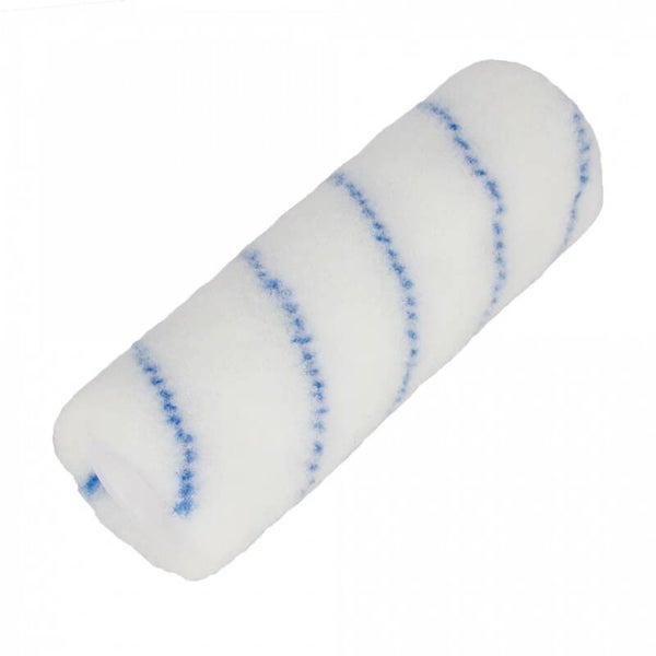 Verfroller Nylon 2-K rol blauwe draad 13mm vacht, 18cm breed