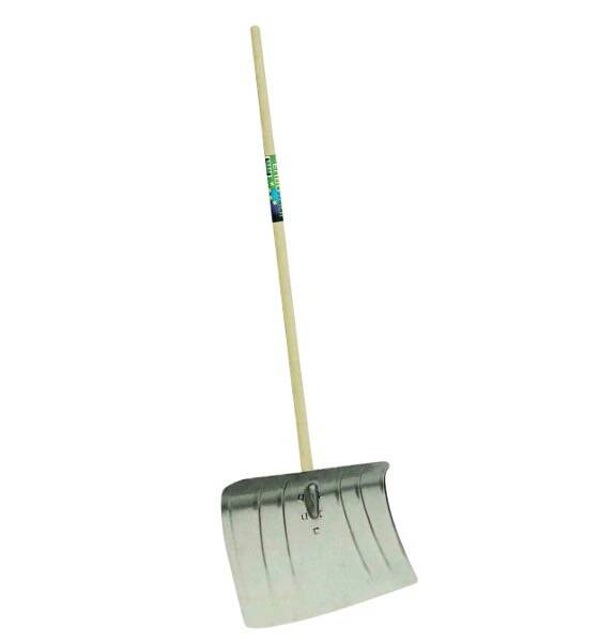 Eurotool Sneeuwruimer -MM- metaal, gebogen, steel 150cm.