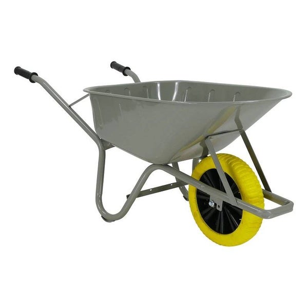 Kruiwagen Altrad Robuust-80 compleet grijs gel. +NML wiel