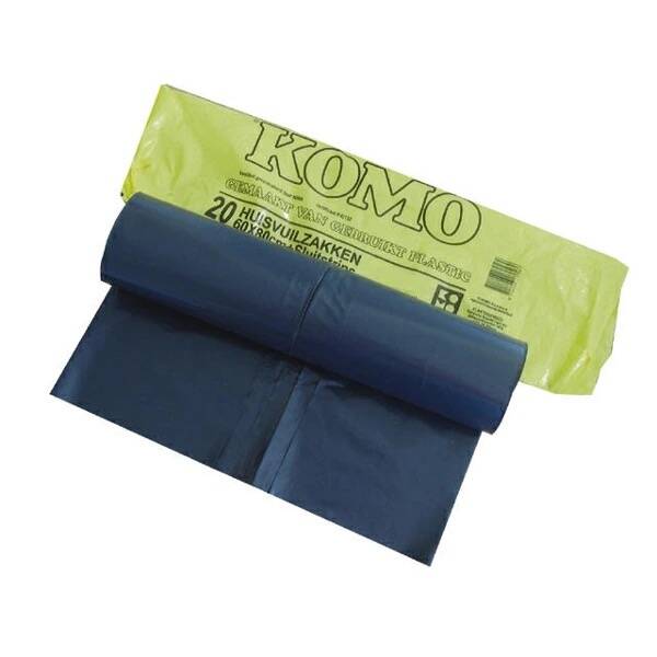 Huisvuilzakken KOMO GRIJS (20st) 60L
