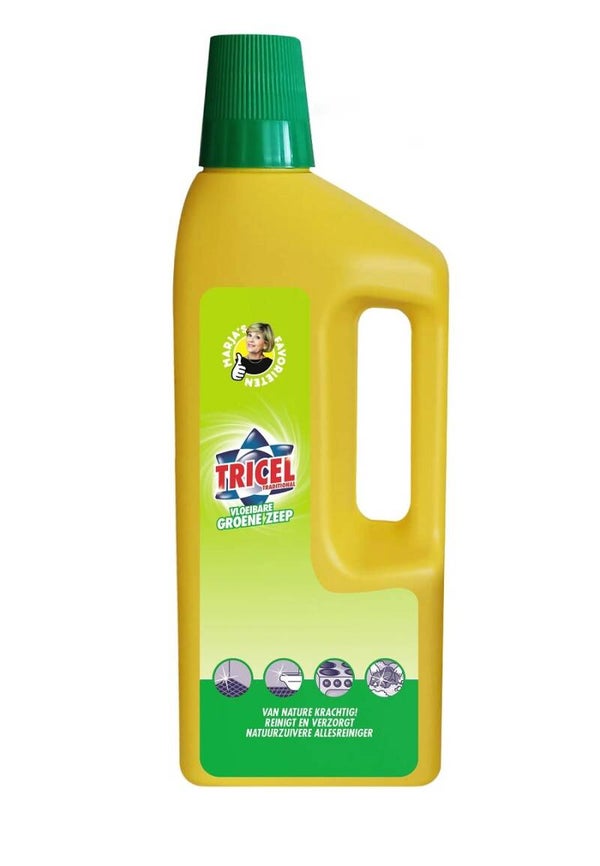 Tricel groene zeep VLOEIBAAR 750ML.