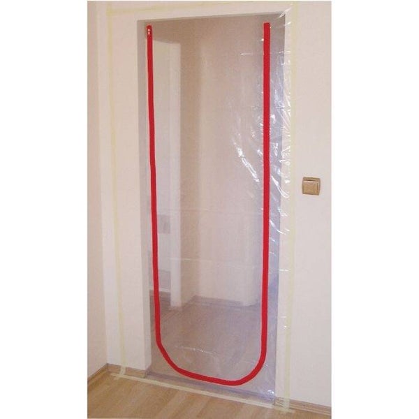 Super Prof stofstop afsluitfolie met rits 2,5x1,1m