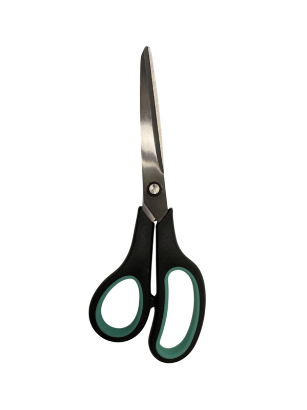 Schaar 22 cm kleurrijk / rvs