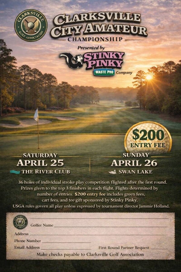 Clarksville City Amateur Entry Form