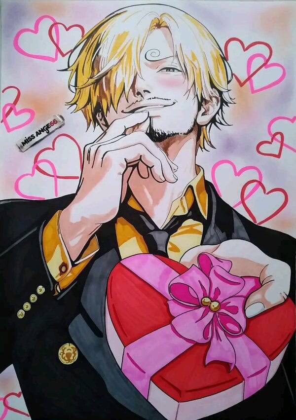 Sanji St-Valentin 💘 [illustration]