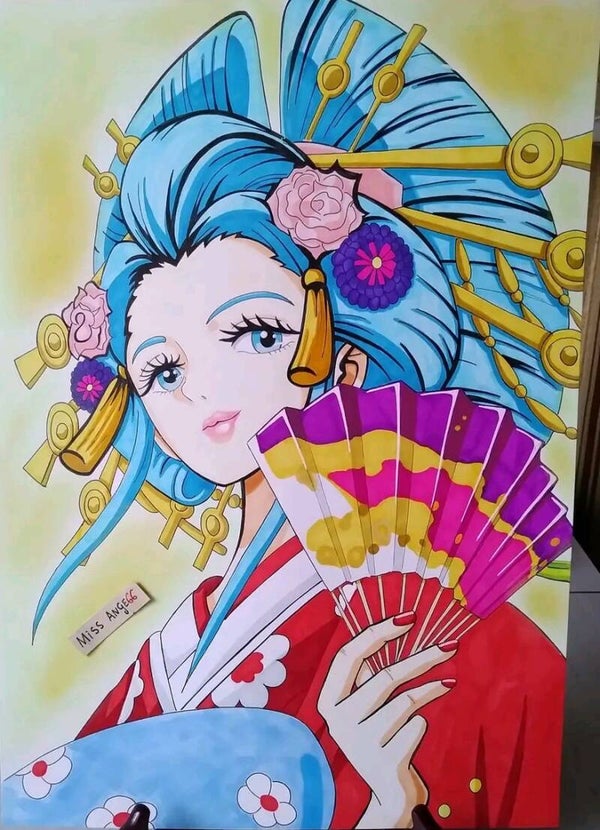 Hiyori Kozuki 🪭👘🌸 [illustration]