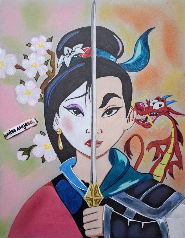 Mulan ⚔️🐉⛩️ [illustration]